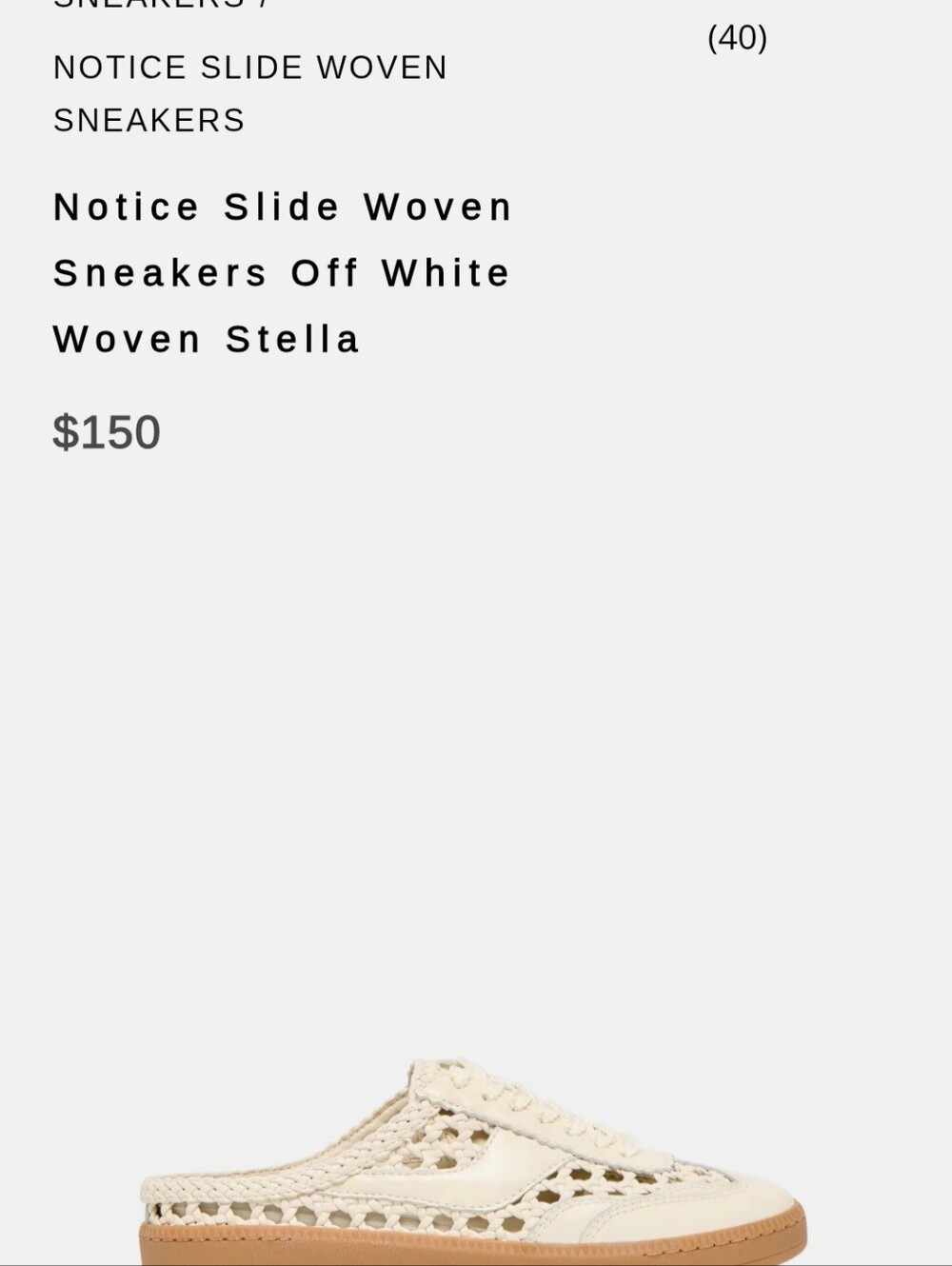 Like New Dolce Vita Slide Sneakers